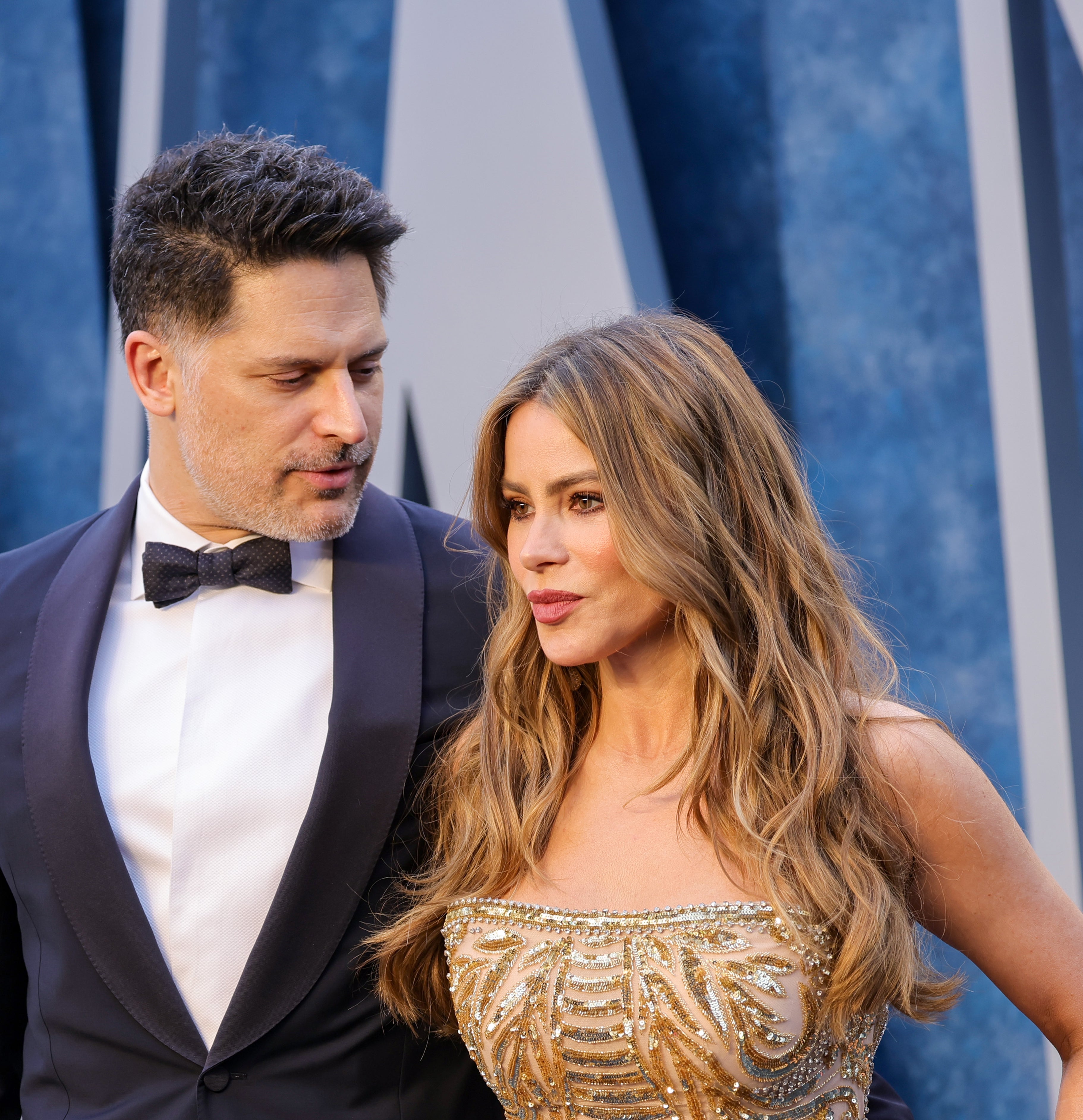 Joe and Sofía on a red carpet
