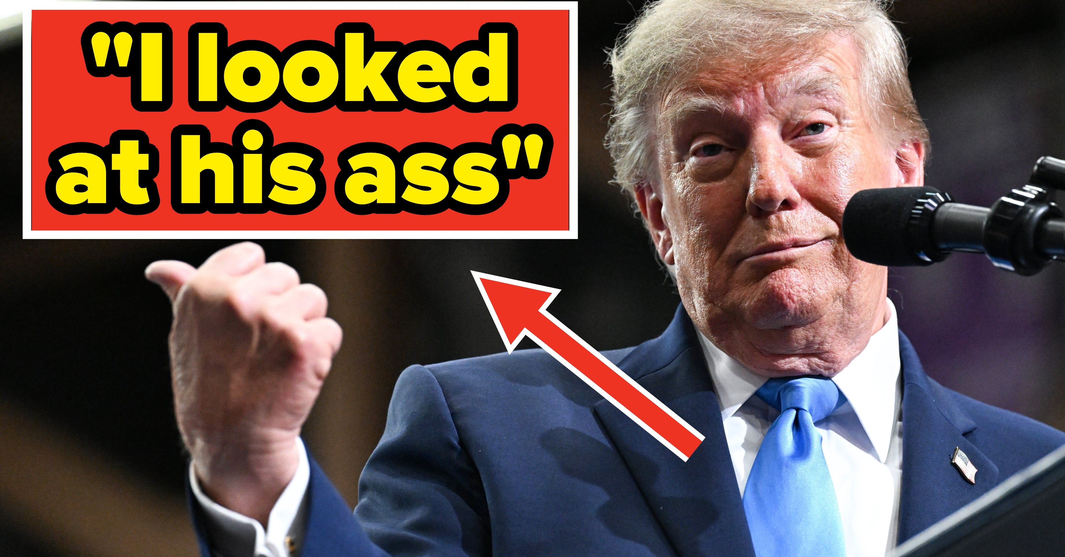 "I Started Examining His Body": Trump Started Ranting About A Senator's "Ass" At His Ohio Rally, And It's... Disturbing
