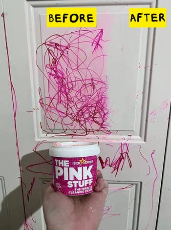 A reviewer's partition with pinkish marker connected it earlier and aft without utilizing the pinkish stuff