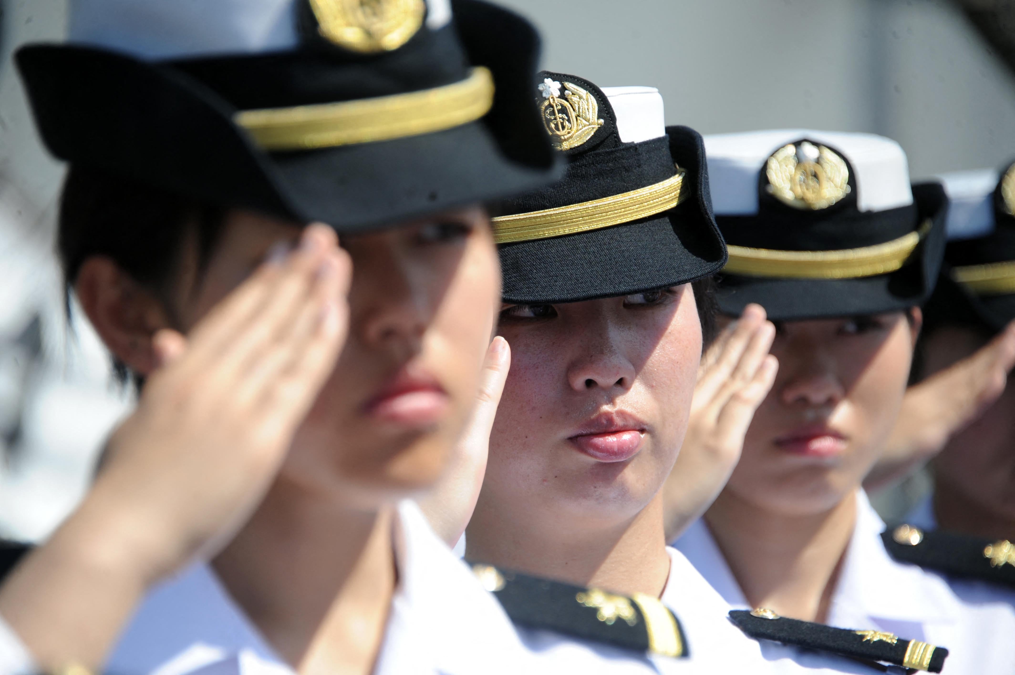 海上自衛隊練習艦隊（AFP＝時事）