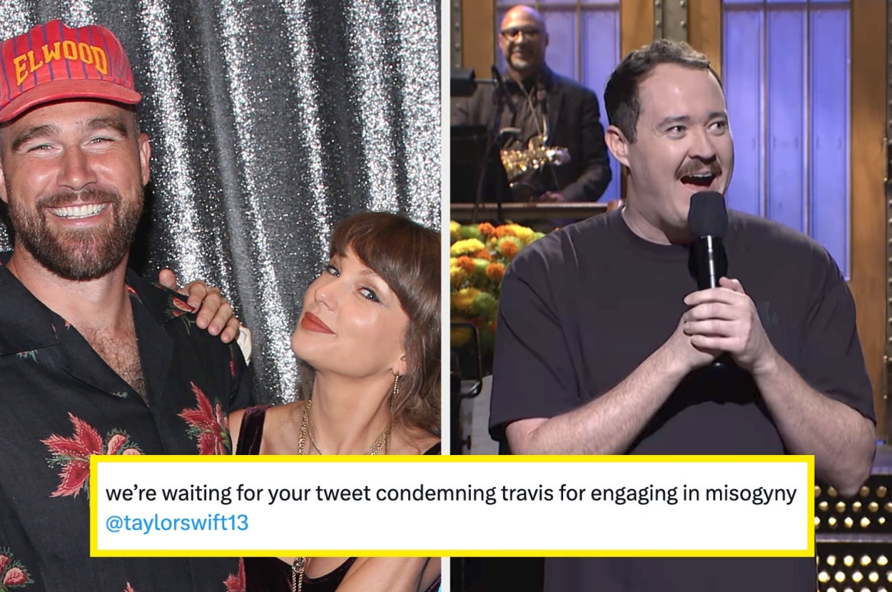 Amid Backlash Against Travis Kelce’s Response To Shane Gillis’s Misogynistic “SNL” Monologue, People Are Resurfacing An Infamous Past Taylor Swift Tweet