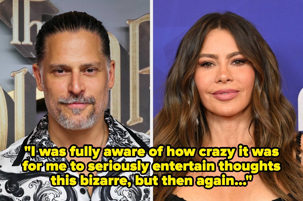 Two people are shown side by side. Quote below reads: "I was fully aware of how crazy it was for me to seriously entertain thoughts this bizarre, but then again..."