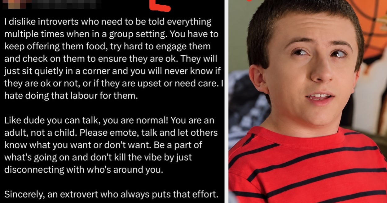 "We Aren't Shy Children": Introverts Are Calling Out A Viral Post That Treats Them Like They Need Lessons In Socializing, And They're Making Some VERY Good Points