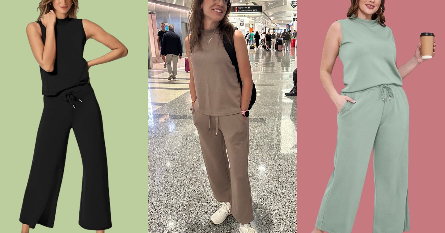 My Stylish Travel Set Feels Like Pajamas, And It's Making My Flights So Much Better