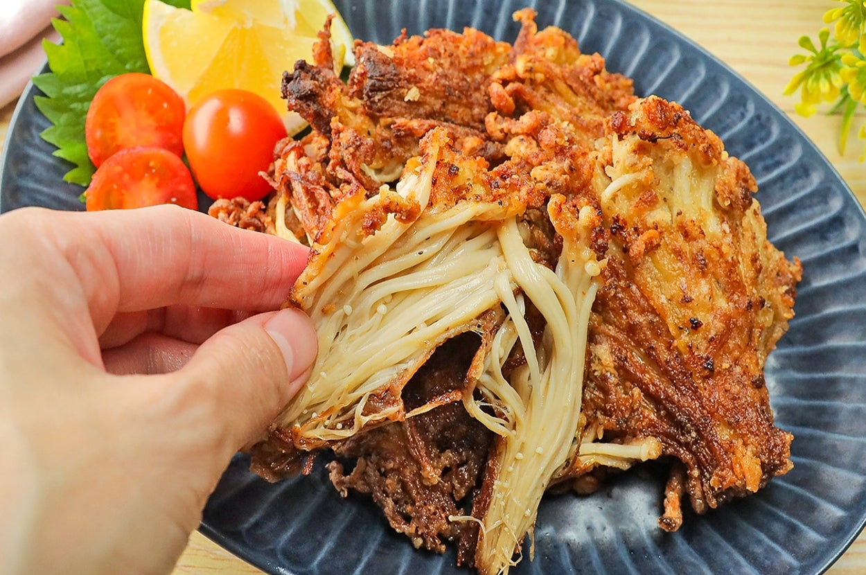 えのきのフライドチキン風カリカリ焼き