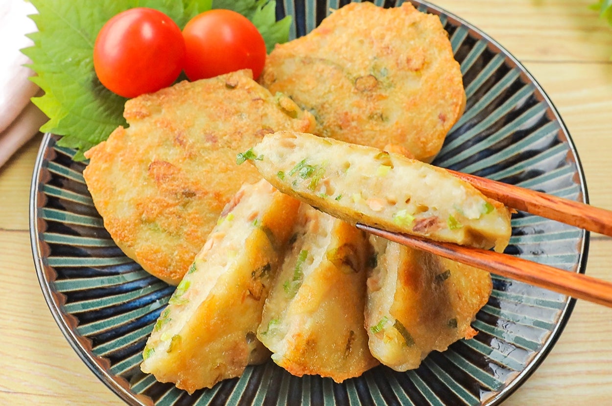 豆腐とツナのお焼き