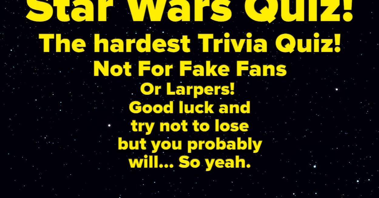 Test Your Force Sensitivity With This "Star Wars" Trivia Quiz!