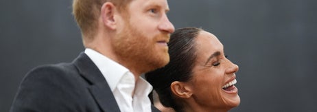 ヘンリー王子夫妻（Joe Giddens / AFP＝時事）