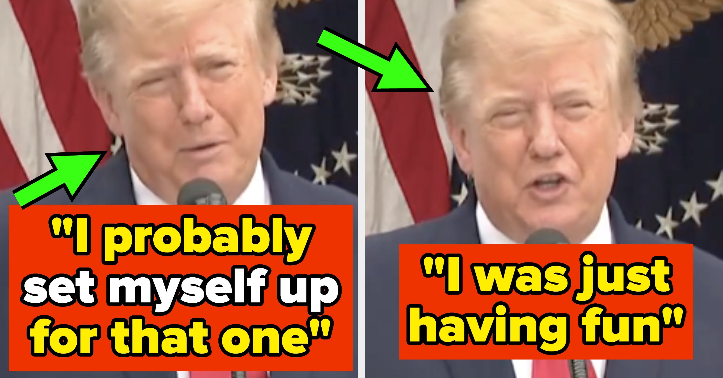 Donald Trump Literally Just Said "I Have Some Very Severe Problems" During His Latest Speech