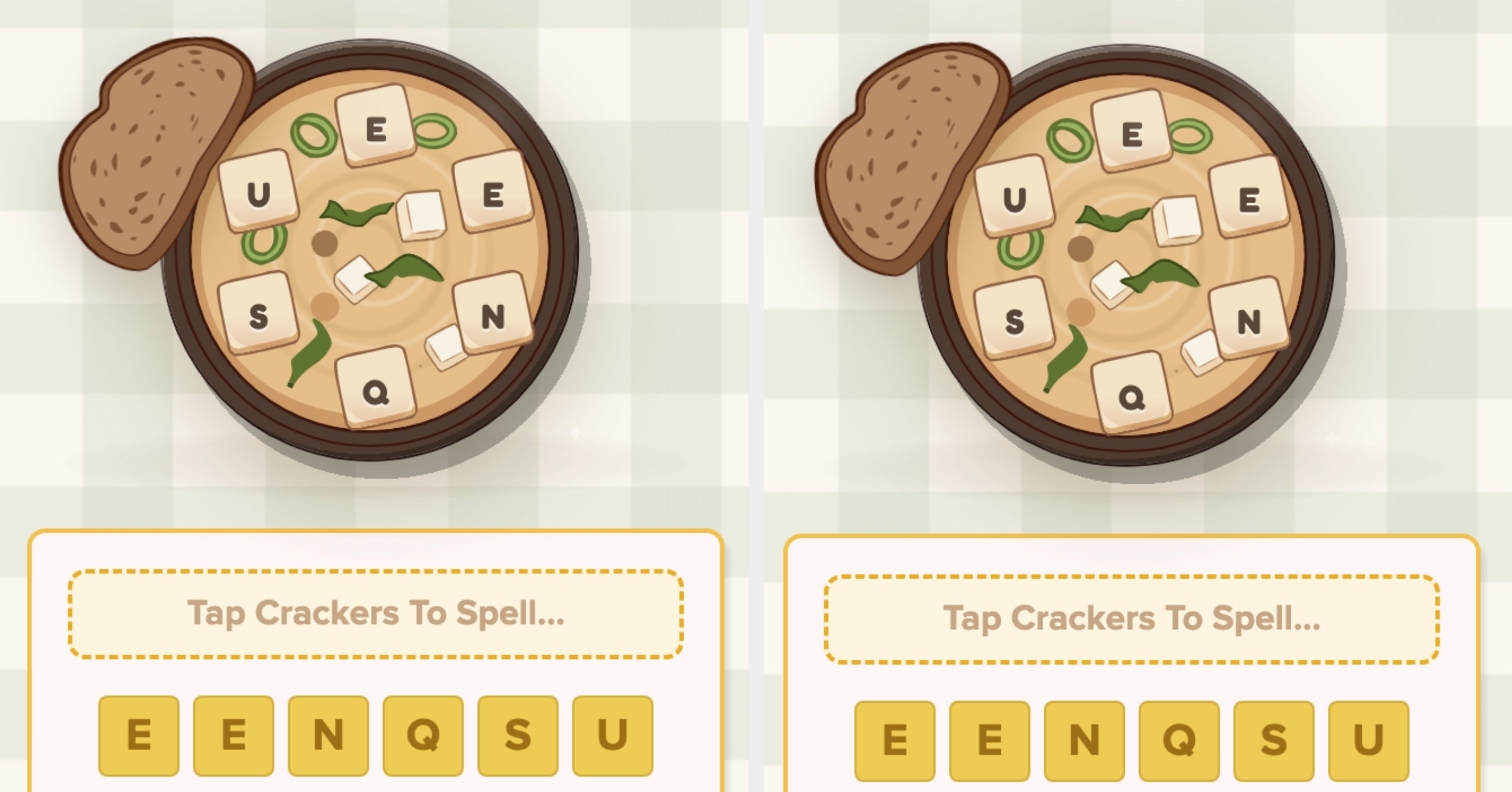 The Soup Of The Day Is "EENQSU" — How Many Words (Out Of 18) Can You Find?