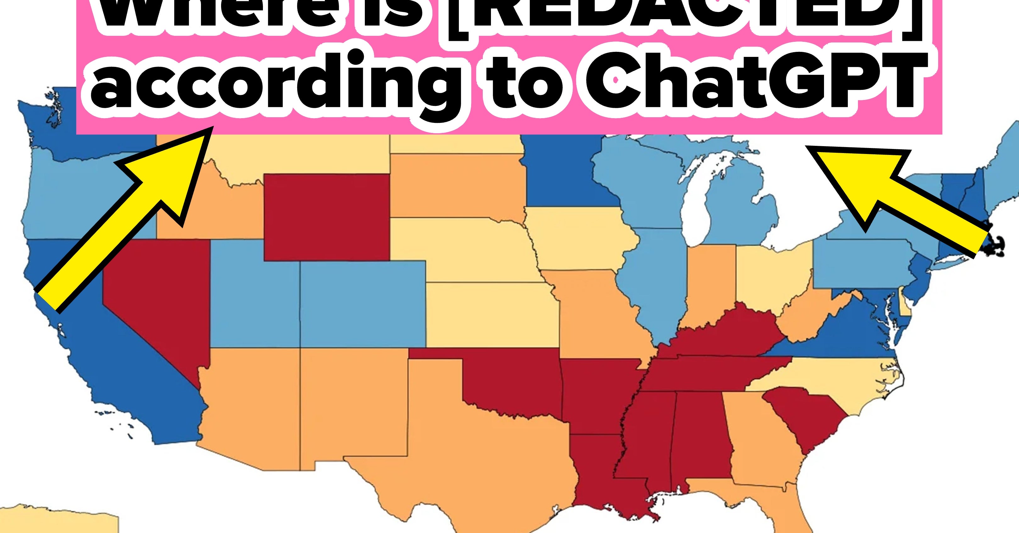 ChatGPT Ranked Every State By How Stupid And Smelly They Are, And The Implications Go So Deep
