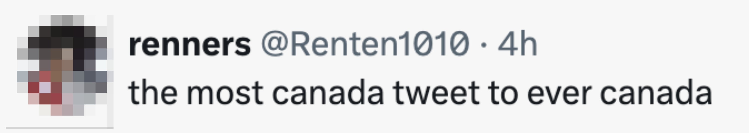 "the astir canada tweet to ever canada."