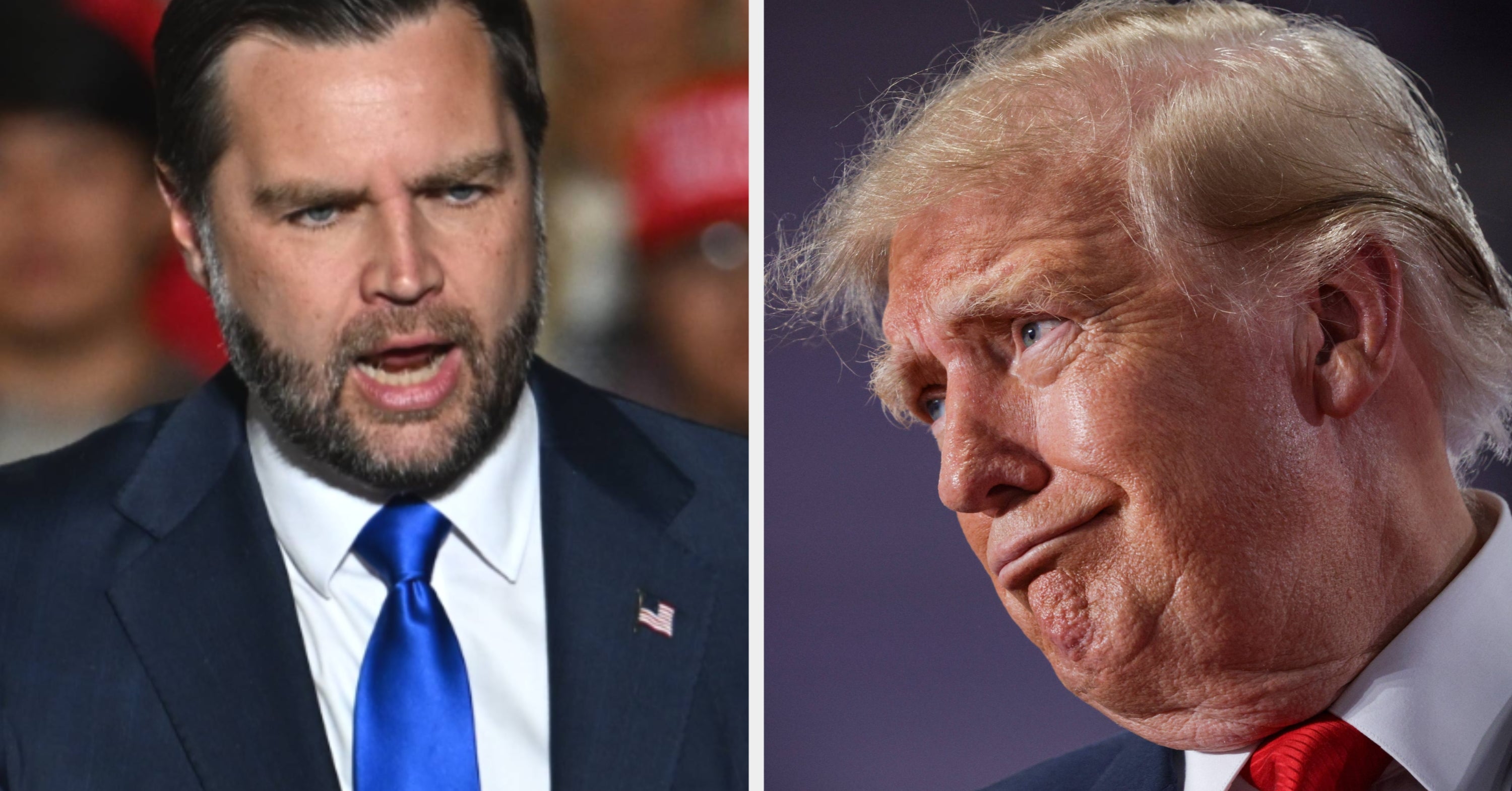 Donald Trump And JD Vance Are Both Getting Heckled Badly At GOP Rallies, And I Wouldn't Say They're Handling It Gracefully