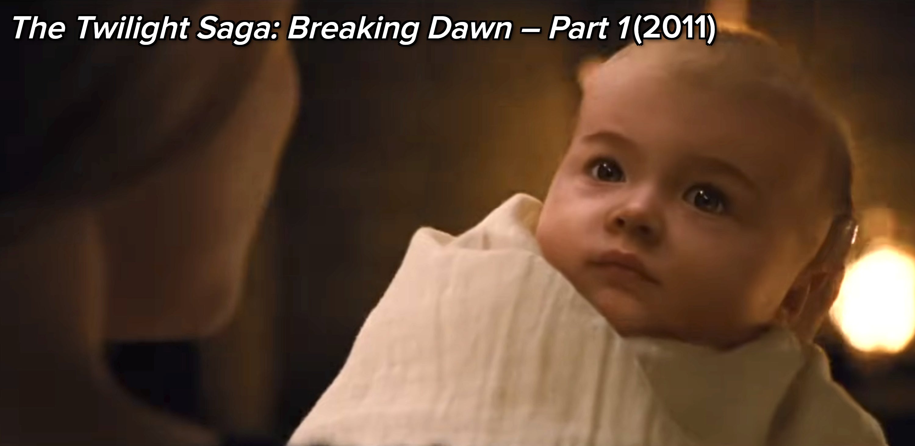 CGI baby Renesmee from Twilight