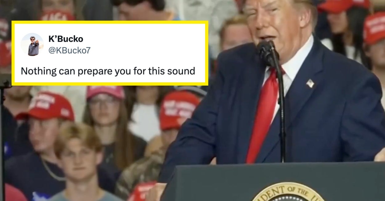 I Am Genuinely Terrified Over The Noise That Came Out Of Donald Trump's Mouth