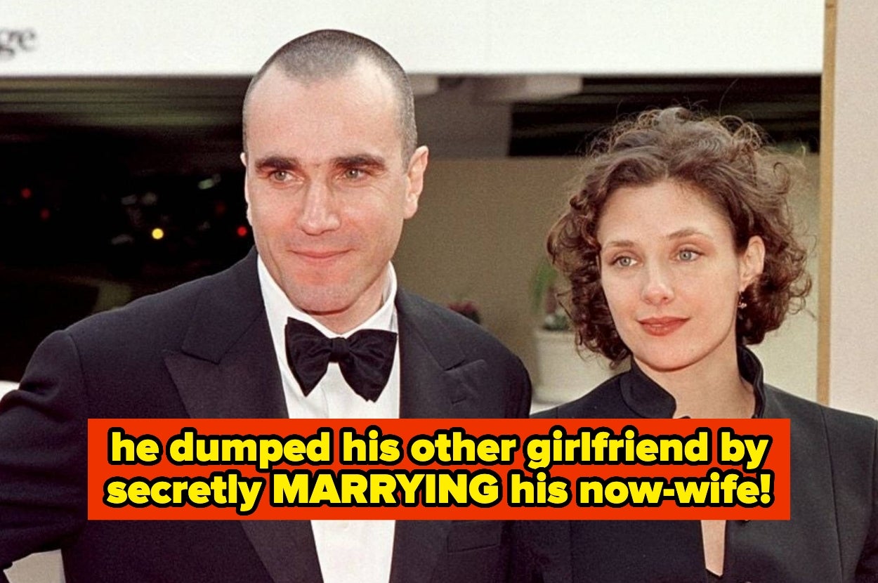 Daniel Day-Lewis dumped his other girlfriend by secretly marrying his now-wife
