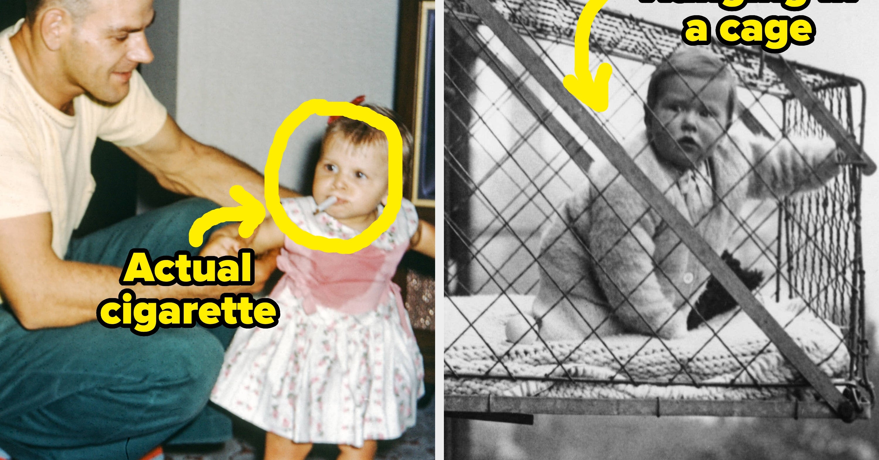 29 Vintage Photos Of Children That Would Give Modern Parents An Absolute Panic Attack (And For Good Reason)