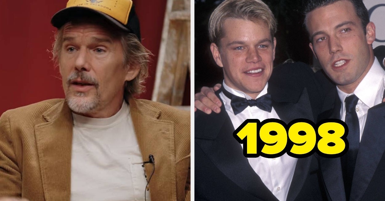 While Reflecting On Their Past Rivalry, Ethan Hawke Highlighted Something Really Important About Matt Damon And Ben Affleck’s 45-Year Friendship