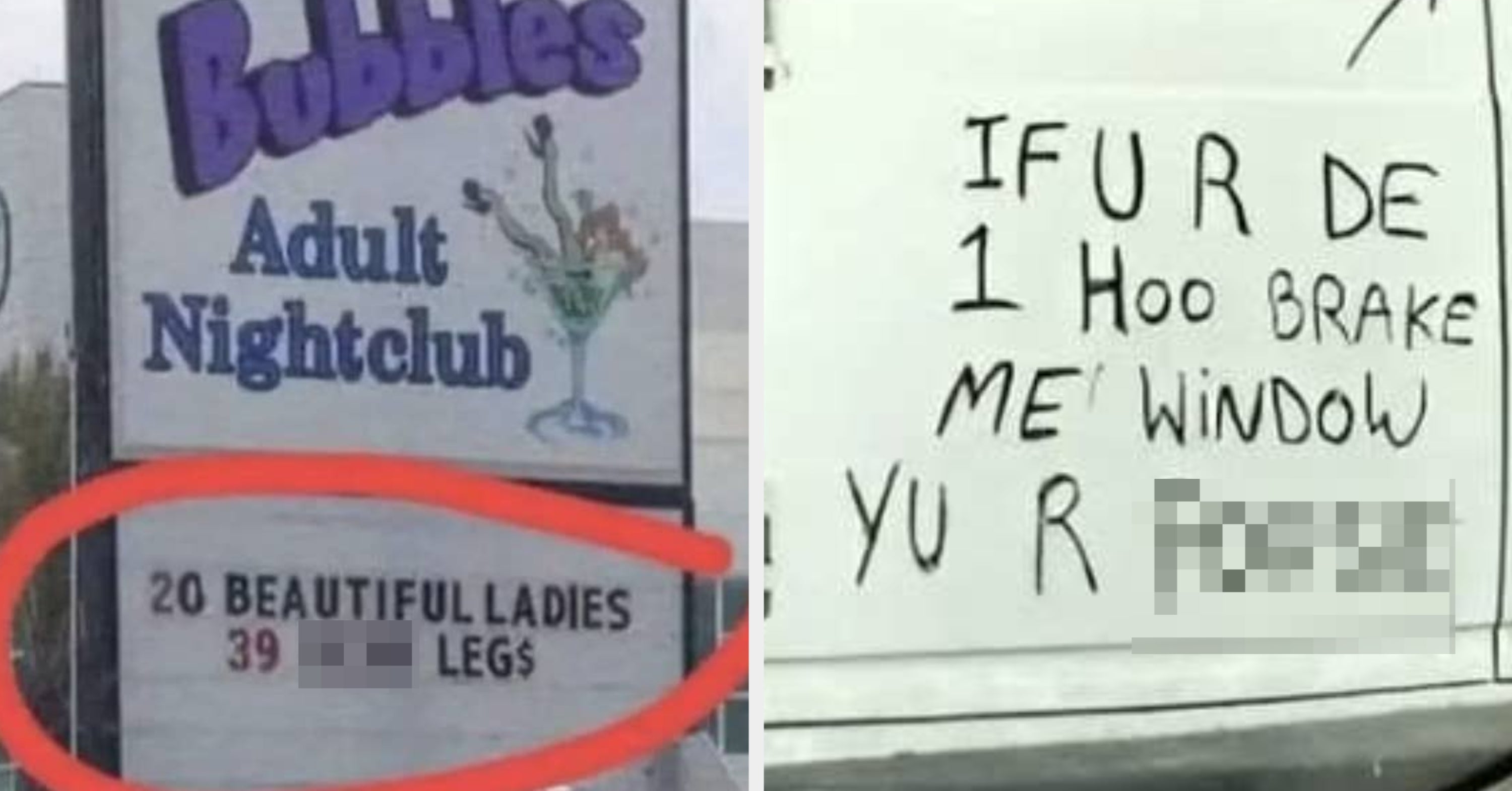 29 Beautiful Ladies, 39 Sexy Legs": Just 17 Gut-Busting Signs That Took Me Out This Week