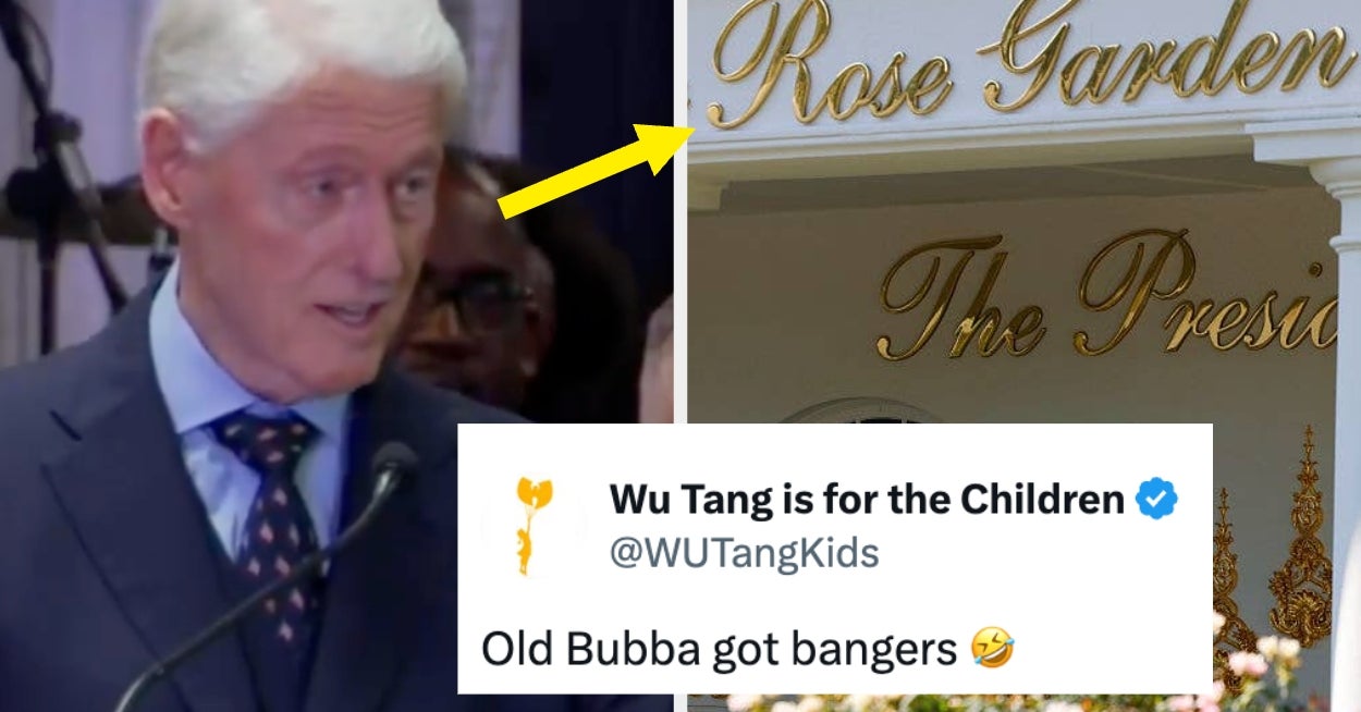 Bill Clinton Just Made A Very, Very Funny Observation About Trump's White House, And The Photos Prove His Point