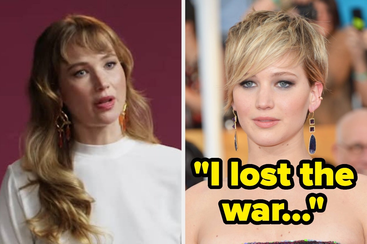 I Am Stunned After Finding Out The Real Behind-The-Scenes “Battle” That Led To Jennifer Lawrence Cutting Her Hair Off Midway Through The “Hunger Games” Movies