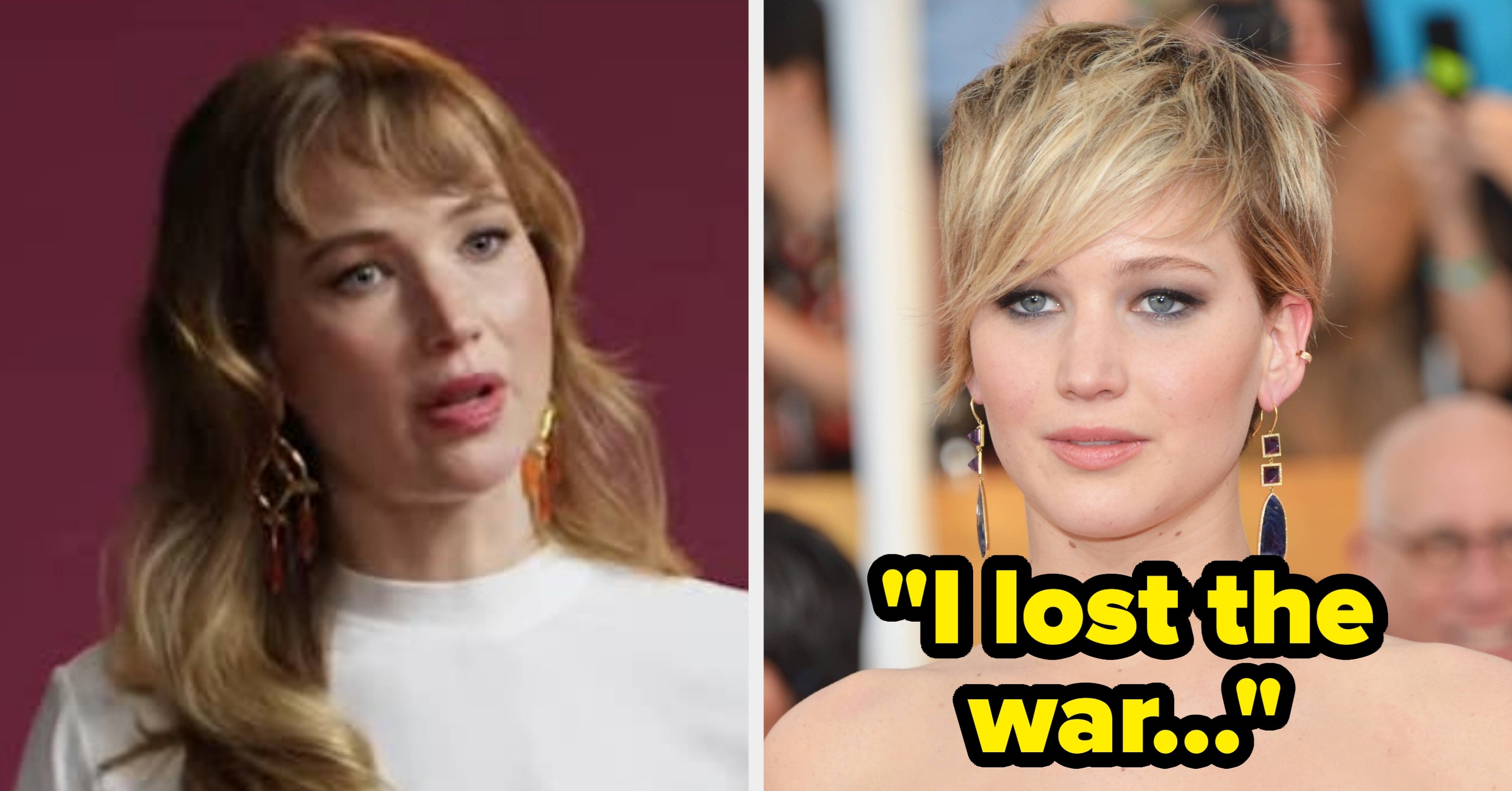 I Am Stunned After Finding Out The Real Behind-The-Scenes “Battle” That Led To Jennifer Lawrence Cutting Her Hair Off Midway Through The “Hunger Games” Movies
