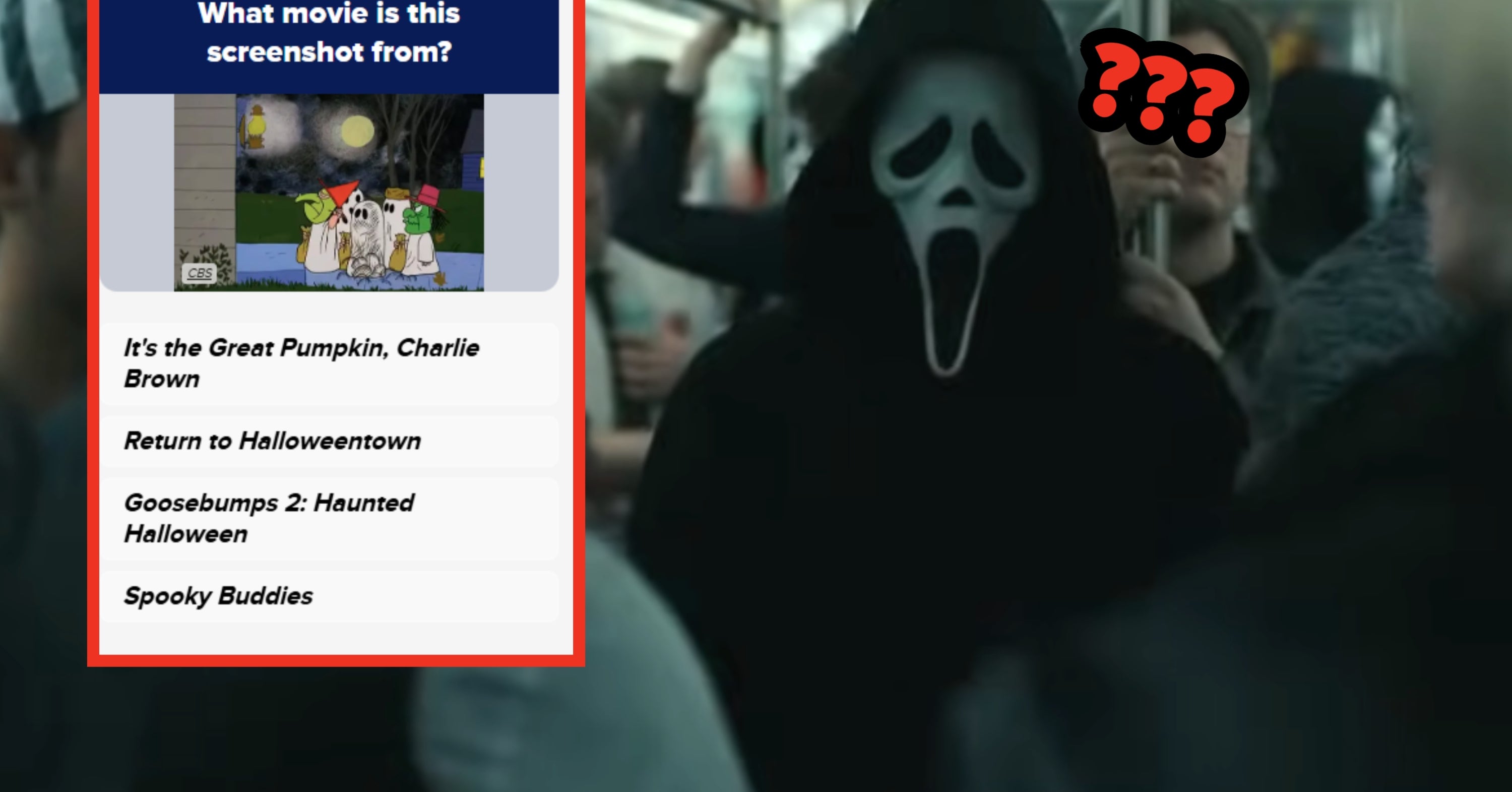 Can You Identify The Halloween Movie By A Photo From The Exact Middle Of It?
