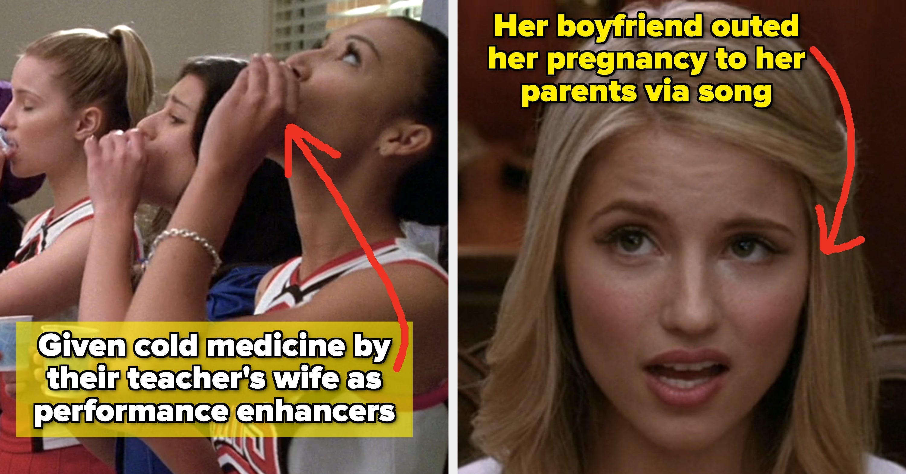 "You're All Minorities. You're In The Glee Club": 26 Unhinged Things That Happened On "Glee" That Would Absolutely Get It Canceled If It Aired In 2026