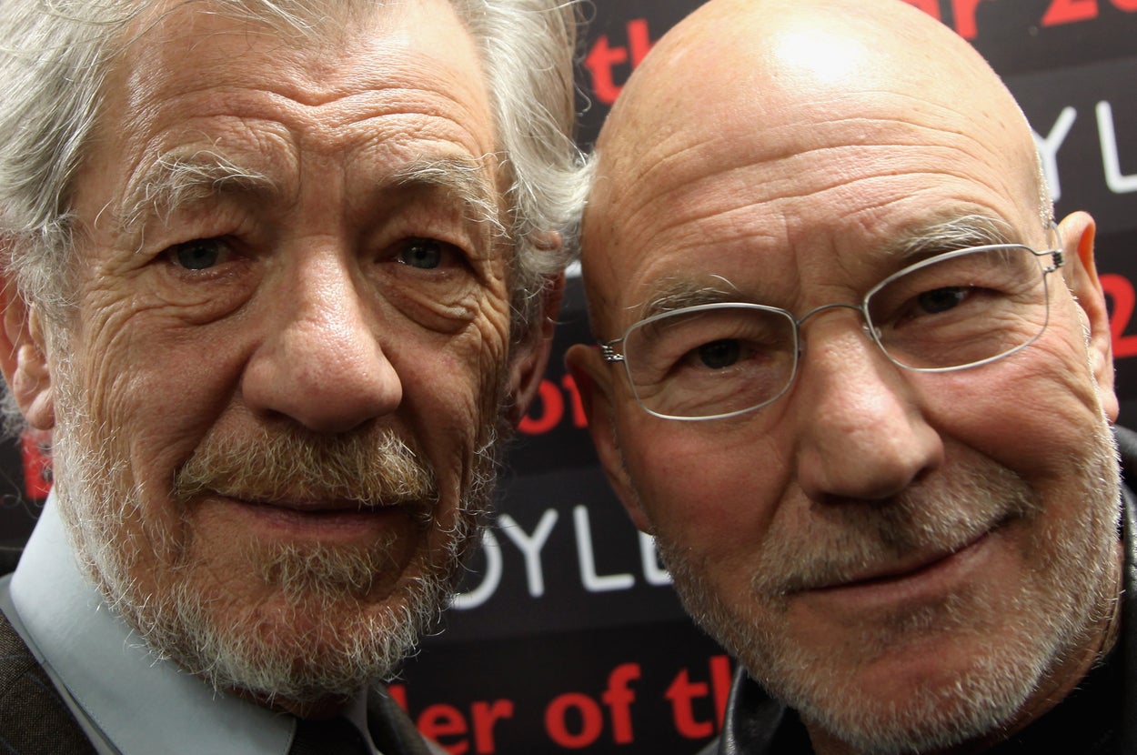 A Look Back At Sir Ian McKellen And Sir Patrick Stewart's Most Heartwarming Moments Together