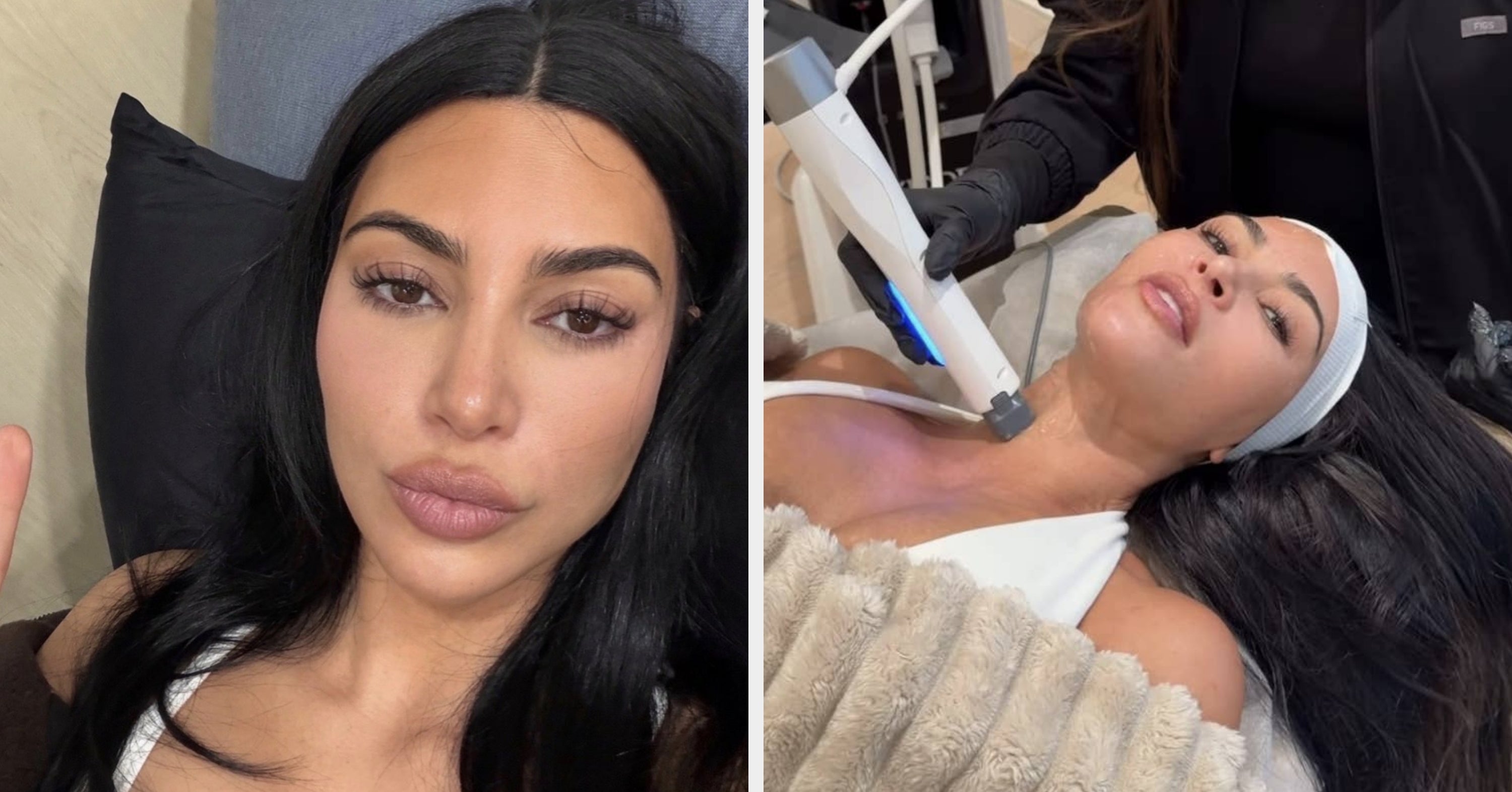 After Anne Hathaway’s “Trick” For Looking More “Awake” Went Viral, Kim Kardashian Revealed How She Gets Her Skin Looking “Snatched”
