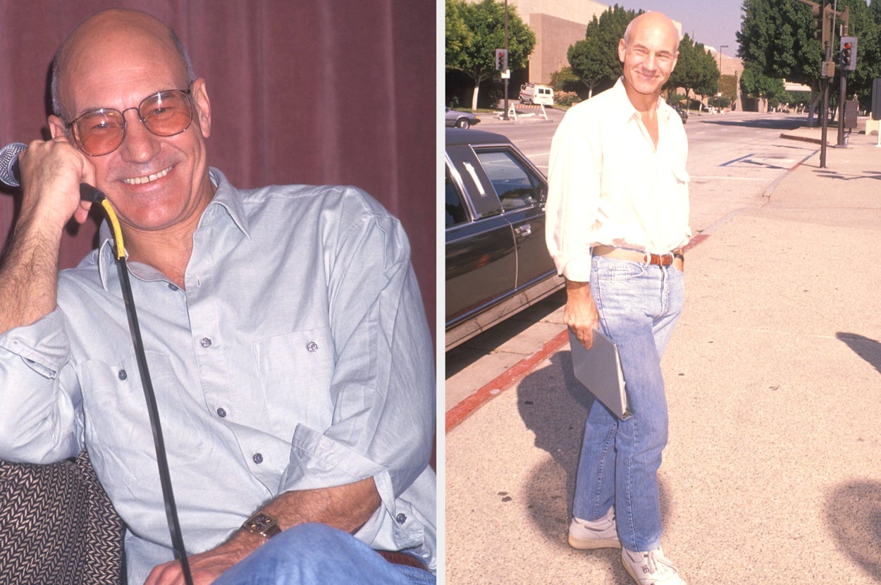 I Found Some Old Photos Of Patrick Stewart From The '90s, And Honestly, They Just Made Me Love Him Even More Than I Already Did