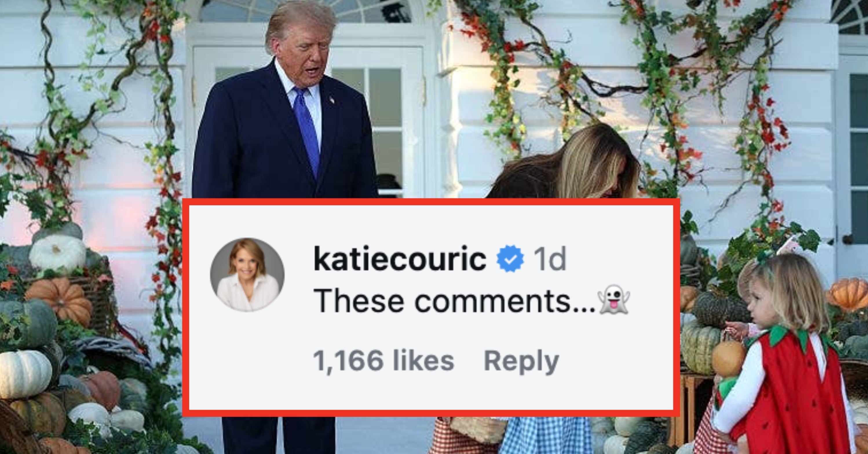 I'm Sorry, But The Comments On This Video Of Trump Handing Out Halloween Candy Are Absolutely Hilarious