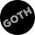 Goth badge