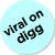 Viral On Digg badge