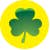 St. Patrick's Day badge