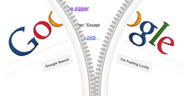 Zipper Google Doodle Joins 'Do A Barrel Roll' And 11 Other Google
