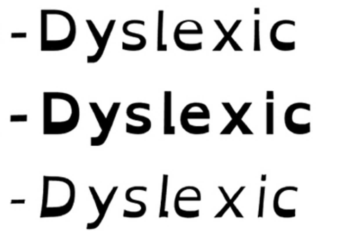 Here's What A Font For Dyslexic People Looks Like