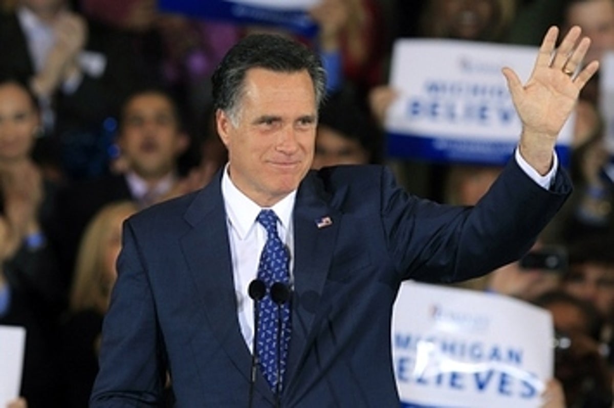 Mitt Romney 2008 Michigan Victory Speech Mentioned Getting Health Care For All Americans