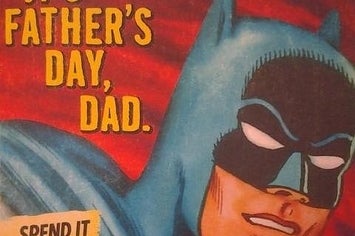 Batman Father's Day Card