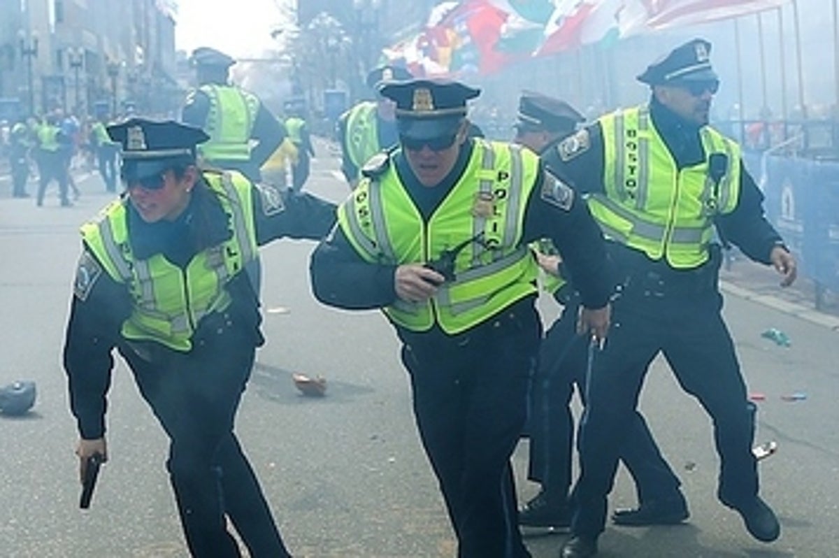 Photos From The Scene Of The Boston Marathon Explosion (Extremely Graphic)