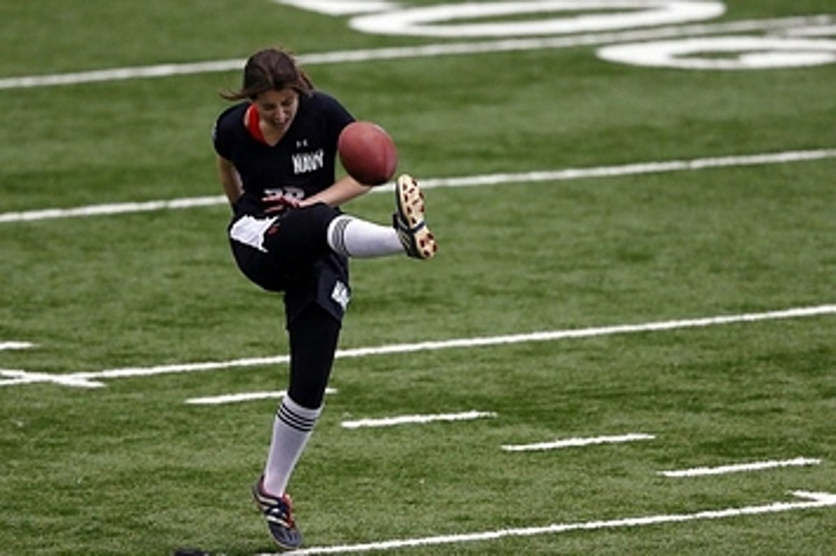 Female Kicker's NFL Tryout Ends After Two Kicks