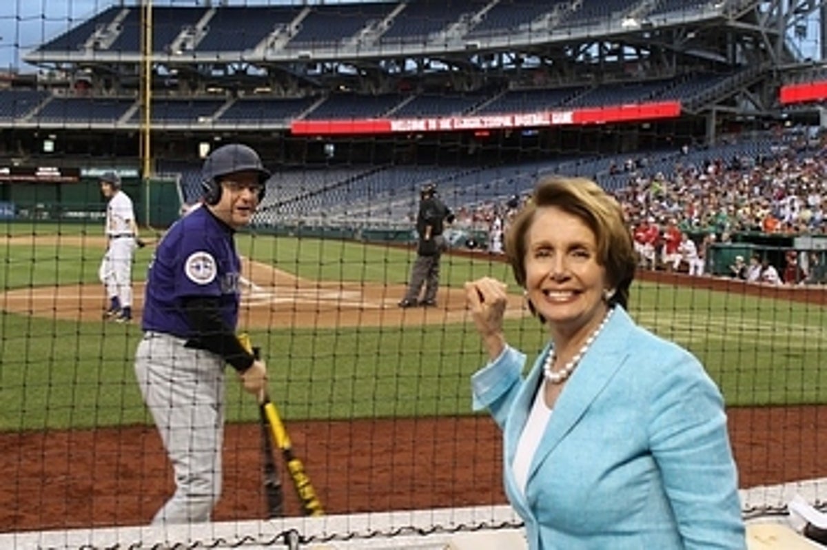 Senator from Connecticut sports Yard Goats uniform at Congressional Baseball  Game