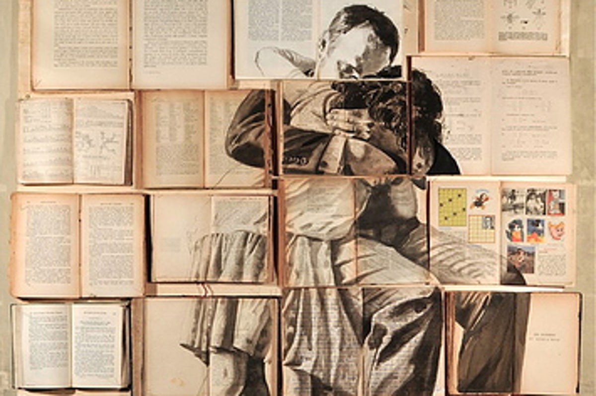 13 Beautiful Collages Made From Old Books