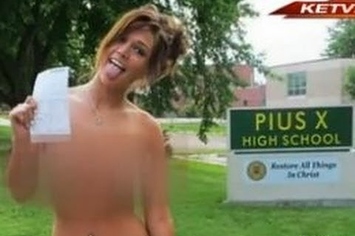 355px x 236px - Porn Star Arrested For Exposing Herself At Catholic High ...