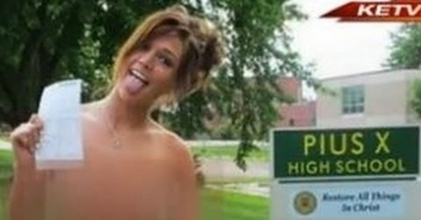 Nebraska School Porn - Porn Star Arrested For Exposing Herself At Catholic High School To Get Back  At \