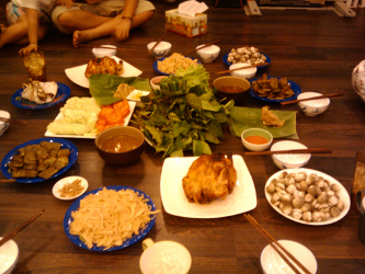 Christmas Dinner In Vietnam