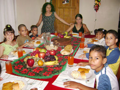 Christmas Dinner In Venezuela