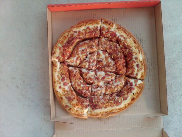 "Cut Pizza Into Concentric Circles"