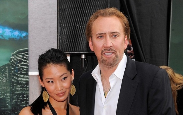 4. Alice Kim And Nicolas Cage - (20 Year Difference)