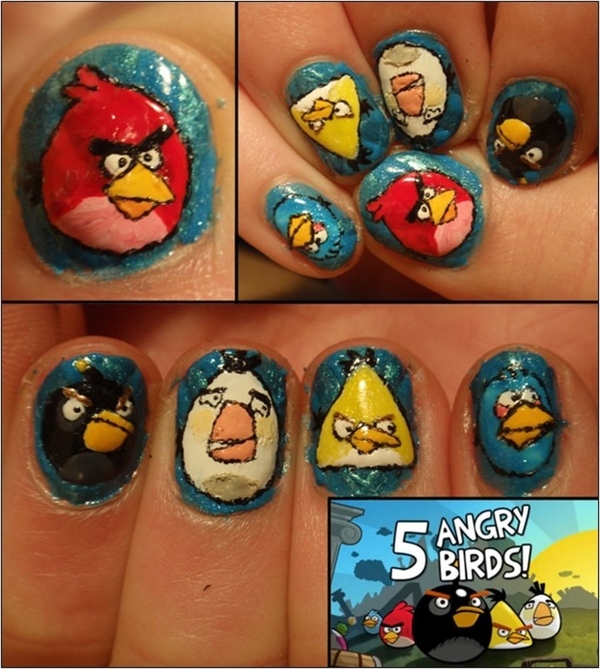 The Fiercest Feather Nail Art You'll Ever See ...